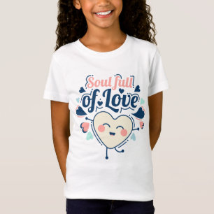 Camiseta Caracter Heart Soul Love