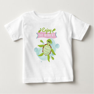 Camiseta Caracter Turtle Happy Aproveite A Vida