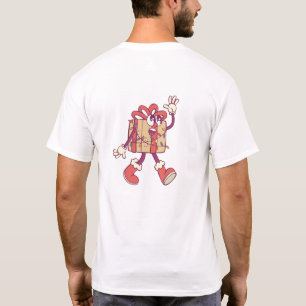 Camiseta Caractere de Caixa de Oferta Pronta e Encapsulada