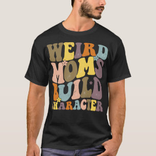 Camiseta Caractere de compilação do Groovy Weird Mães23