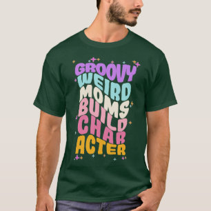 Camiseta Caractere de compilação do Groovy Weird Mães 204