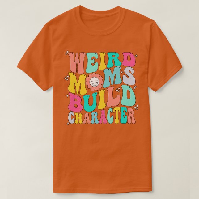 Camiseta Caractere de compilação do Groovy Weird Mães 272 (Frente do Design)
