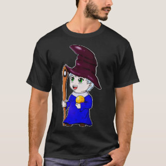 Camiseta Caractere de Mágico de Cute do Assistente Chibi