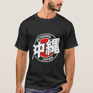 Camiseta Caractere Kanji Okinawa Japão