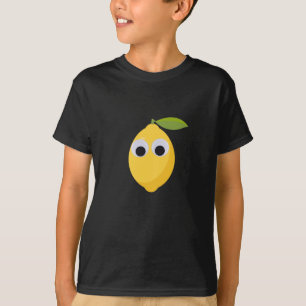 Camiseta Caractere Lemon, fruta doce com olhos malvados