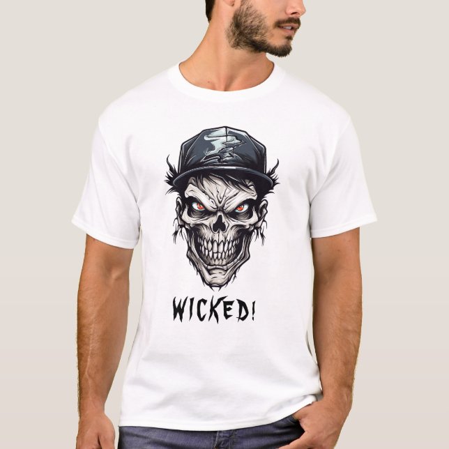 Camiseta Caractere Zombie Inmorta mau (Frente)