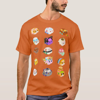 Camiseta Caracteres Associados de Pui Pui Molcar Preto