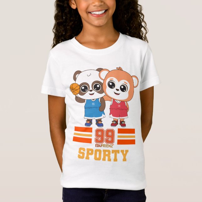 Camiseta Caracteres de fraternidade animal brilhantes e div (Frente)