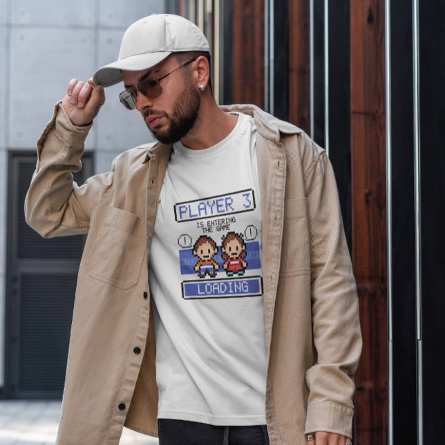 Camiseta Caracteres de Jogo de Arte em Pixel (Criador carregado)