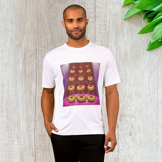 Camiseta Caracteres de Noz Esbranquiçada de Dança rosquinha (Criador carregado)