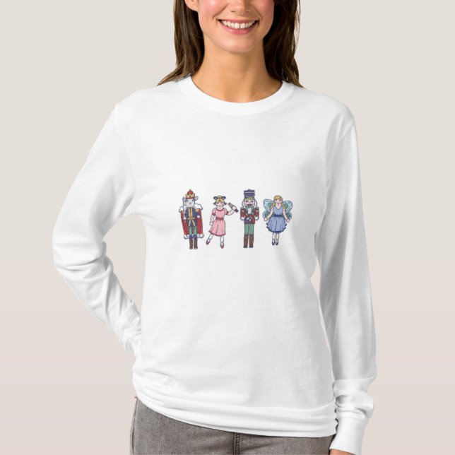Camiseta Caracteres de quebra-nozes (Frente)
