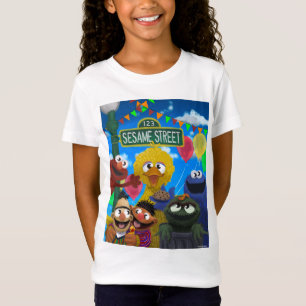 Camiseta Caracteres de Rua Sésamo   Cena de Partidos