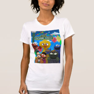 Camiseta Caracteres de Rua Sésamo Cena de Partidos