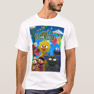 Camiseta Caracteres de Rua Sésamo   Cena de Partidos
