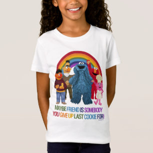 Camiseta Caracteres de Rua Sésamo   Cota Amigos