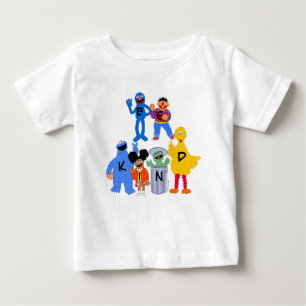 Camiseta Caracteres de Rua Sésamo Ser gentil - Linguagem
