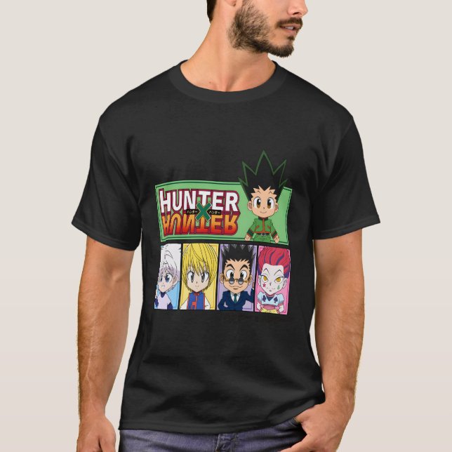 Camiseta Caracteres Hunter X Hunter Chibi (Frente)