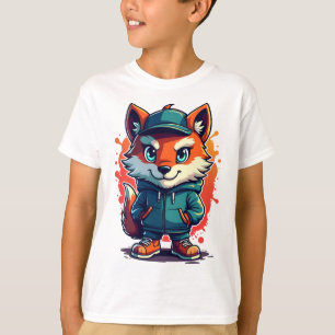 Camiseta caracteres icônicos