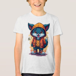 Camiseta caracteres icônicos