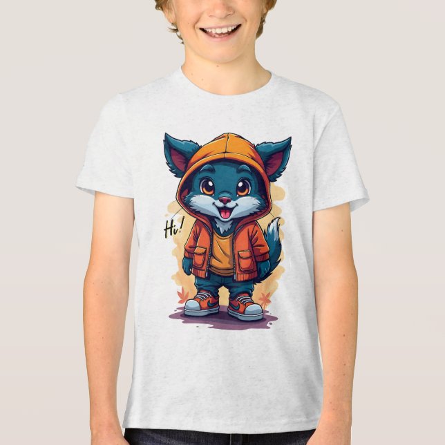 Camiseta caracteres icônicos (Frente)