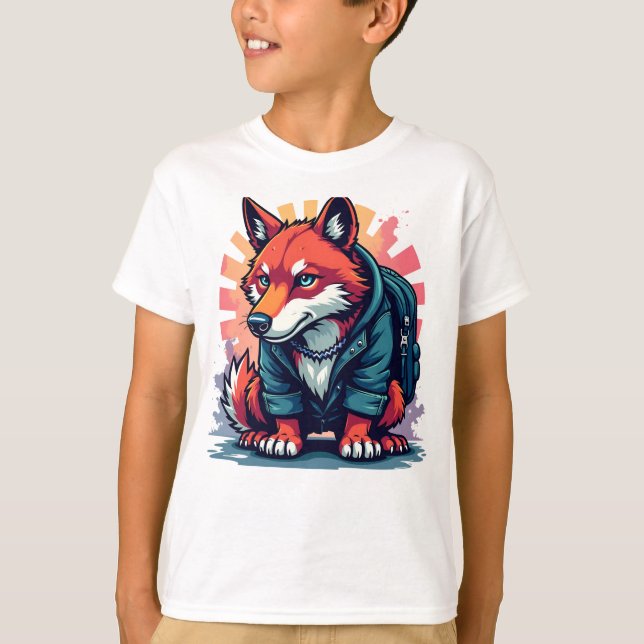 Camiseta caracteres icônicos (Frente)