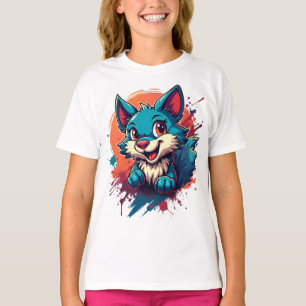 Camiseta caracteres icônicos