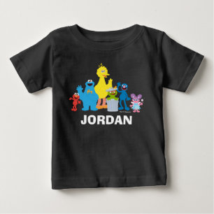 Camiseta Caracteres Personalizados de Rua Sesame
