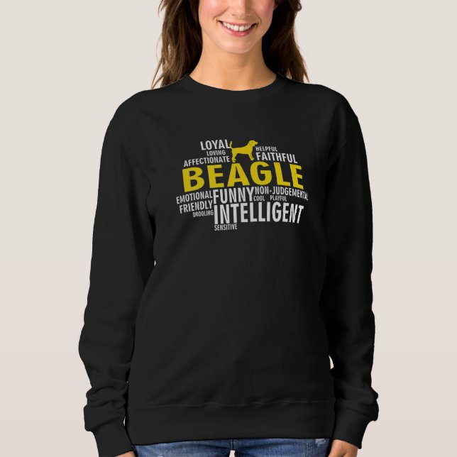 Camiseta Características da Raça de Cão Beagle K 9 (Frente)