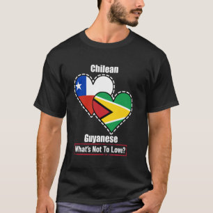 Camiseta Caraíbas Chilenos Bandeiras do Coração O que Não A