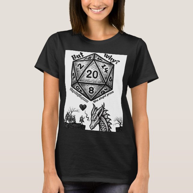Camiseta Caramba! Natural 20 que Deu Errado! (Frente)