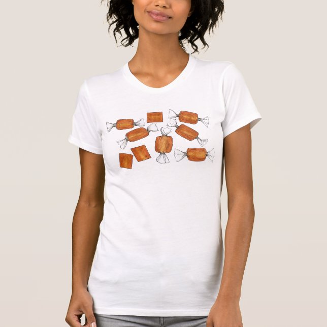 Camiseta Caramelo Salgado Candies Sweets Candymaking (Frente)
