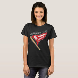 Camiseta Caramelo Softball Damas Legendárias Personalizadas