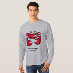 Camiseta Caranguejo Agrupado Animado