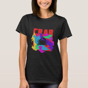 Camiseta Caranguejo Animal Mosaik Quebra-cabeça