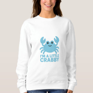 Camiseta Caranguejo Azul Pastel – Suave “Estou um Pouco Irr