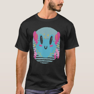 Camiseta Caranguejo-Caco Oceano-lagosta Animal do mar
