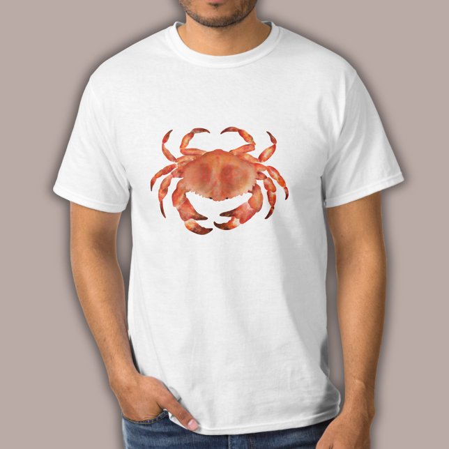 Camiseta Caranguejo Costeiro Crustaceano (Brown crab coastal crustacean t-shirt)