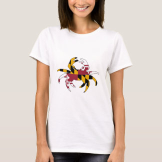 Camiseta Caranguejo da bandeira de Maryland