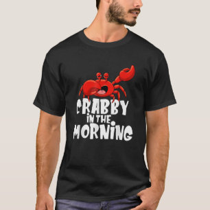 Camiseta Caranguejo Da Manhã No Oceano Crustáceo