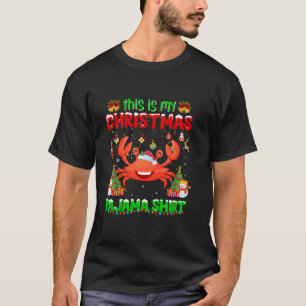 Camiseta Caranguejo de Natal Feio Suado Caranguejo Pajama L