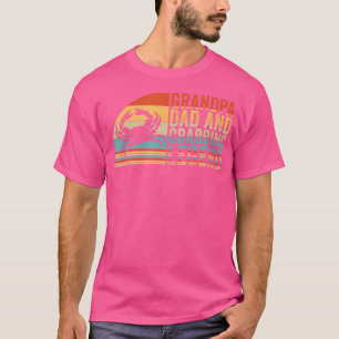 Camiseta Caranguejo De Pesca De Caranguejo De Pai E De Cara