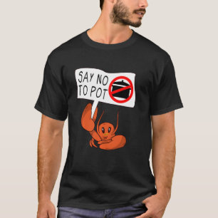 Camiseta Caranguejo De Vegan Cujo Pote Diz Não
