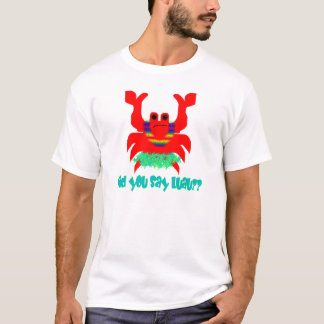 Camiseta caranguejo do luau