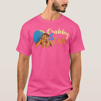 Camiseta Caranguejo E Caranguejo-Maçã-De-Caranguejo-Cama He