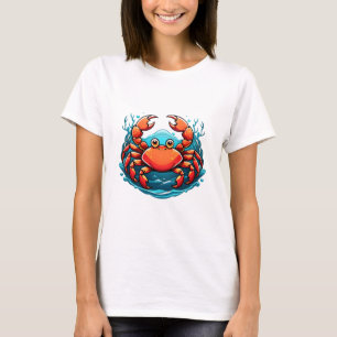 Camiseta caranguejo-engraçado