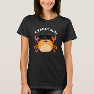 Camiseta Caranguejo Engraçado Crabuloso Torre Escuro BG