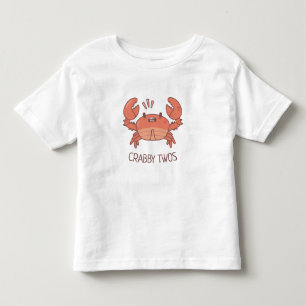 Camiseta Caranguejo Engraçado Dois Punheta De Caranguejo