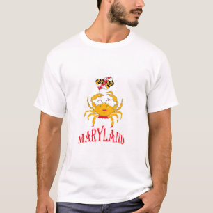 Camiseta Caranguejo feliz em Maryland
