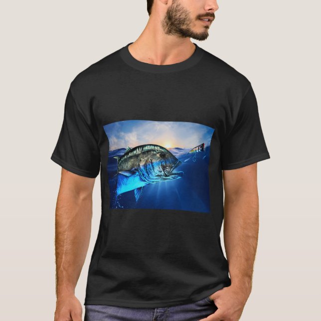 Camiseta Caranguejo gigante e popper (Frente)
