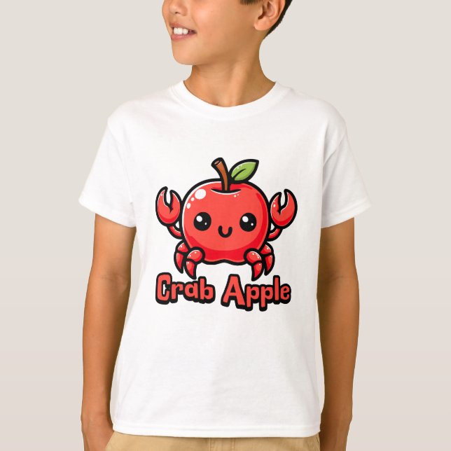 Camiseta Caranguejo-Maçã-Maçã-Maçã (Frente)
